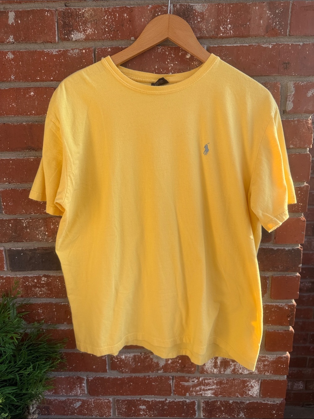 Polo by Ralph Lauren Yellow Crewneck Short Sleeve Tee